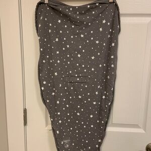 Woolino Gray Star Patterned Sleep Sack